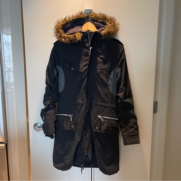 TNA Parka Black Size Small - Picture 2 of 15